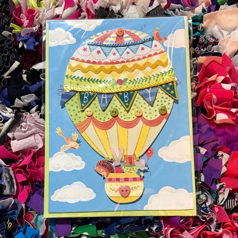 🆕American Greetings-Papersong 3D Baby Shower Card